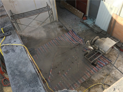 银川市世纪华庭酒店楼顶改造混凝土梁静力切割拆除 银川市世纪华庭酒店楼顶改造混凝土梁静力切割拆除