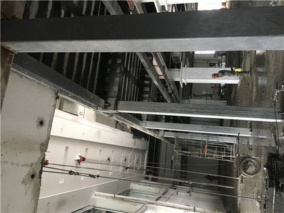 银川新华百货石油城点改造电梯间静力切割拆除2017年