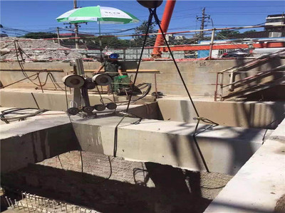 临时支撑梁切割拆除